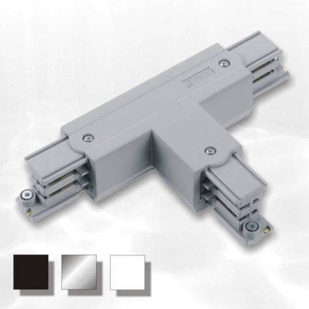 T-stuk 3-fase rail links-rechts