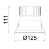 The Baldr Small LED-Downlight - Afbeelding 4