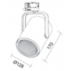 The Buri 3-fase LED railspot - Afbeelding 4
