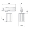 The GA-Bing 3-fase LED railspot - Afbeelding 3