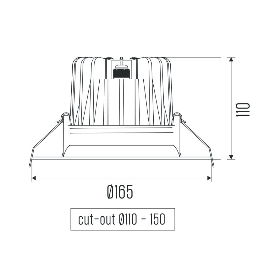 The Donar S HE X-Flip LED-Downlight - Afbeelding 3