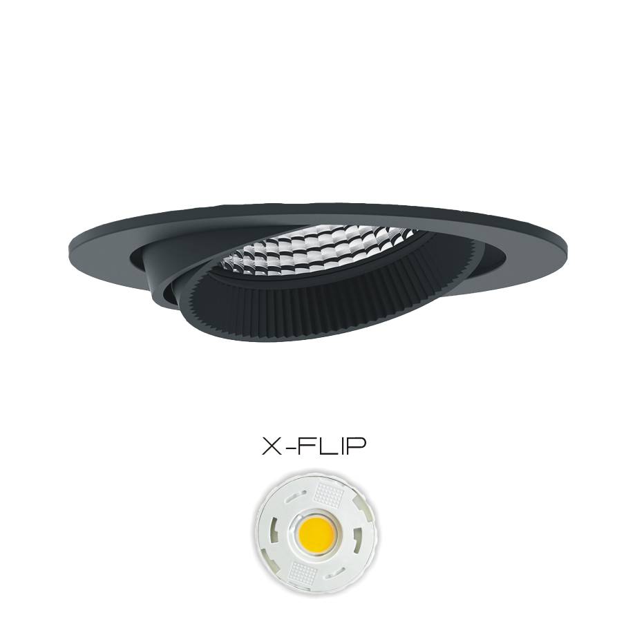 The Fulla S HE X-Flip Draai-/Kantelbare LED-Spot - Afbeelding 2