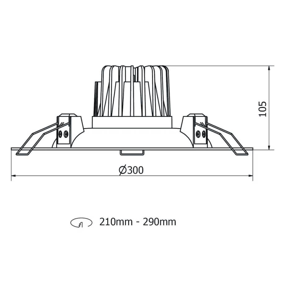 The Donar L HE LED-Downlight - Afbeelding 4