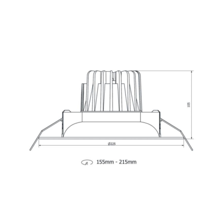 The Donar M HE LED-Downlight - Afbeelding 4