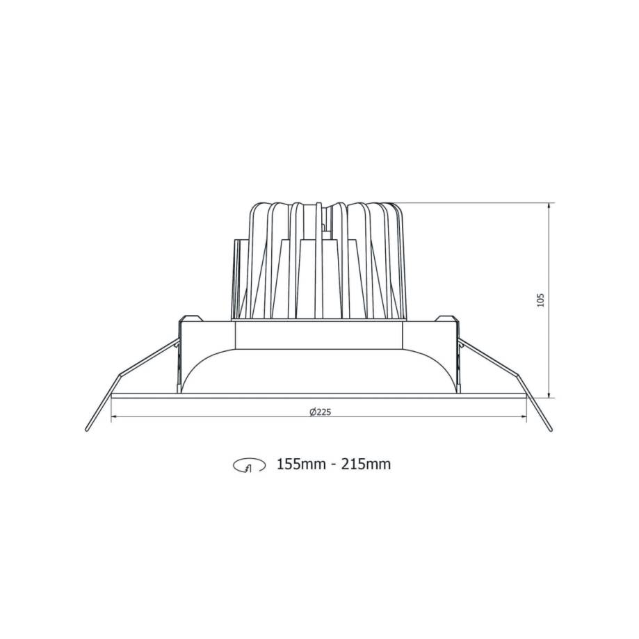 The Donar M HE LED-Downlight - Afbeelding 4