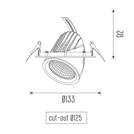 The Sana S HE Kantelbare LED-Spot - Afbeelding 4
