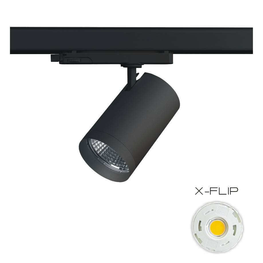 The Weda HE X-Flip 3-fase LED railspot - Afbeelding 2