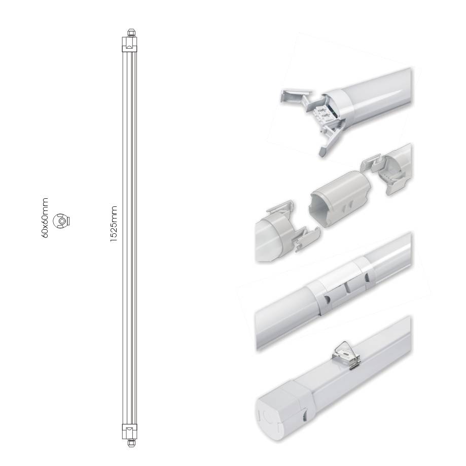 LED Tri-Proof Elegant 150 - Afbeelding 3